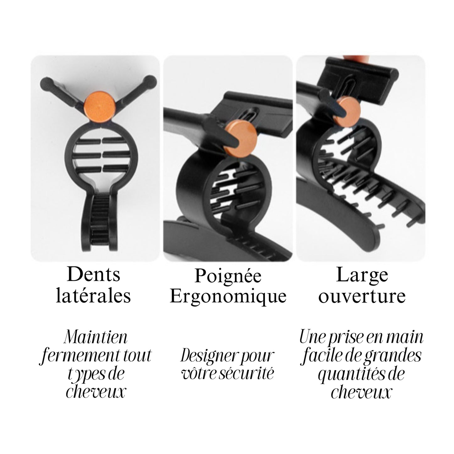 Pack de Pinces et Attache-cheveux en satin Every'liss™